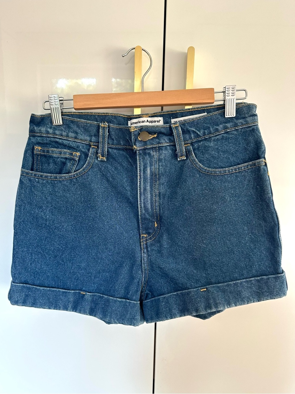 American Apparel the high waisted cuff short